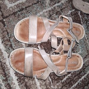 Born Tan and Brown Women's Sandals
